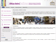 Tablet Screenshot of online.umaza.edu.ar